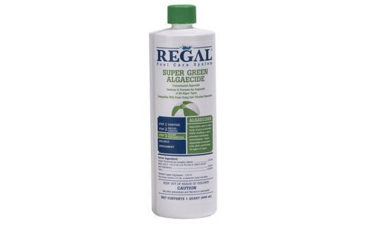 Regal Chemicals - 1 qt Super Green Algaecide Bottle